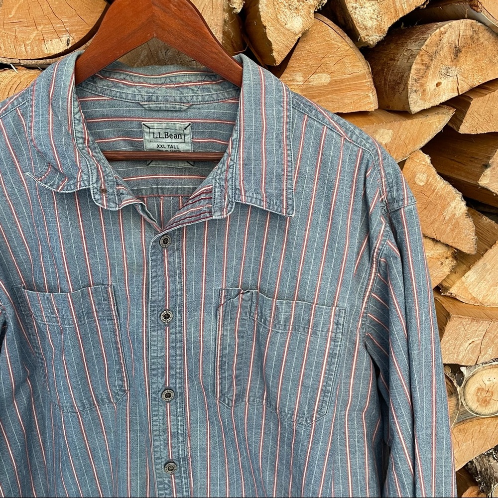 L.L.Bean 100% Cotton Button Down